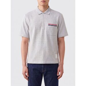 Thom Browne Polo Shirt Men Grey
